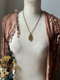 Garden Rutile/ Garnet Copper Necklace