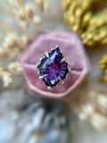 Amethyst Sterling Silver Ring Size 8.25