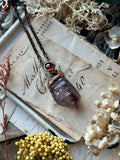 Bradberg Amethyst & Garnet Copper Necklace