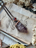 Bradberg Amethyst & Garnet Copper Necklace