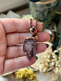 Bradberg Amethyst & Garnet Copper Necklace