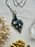 Sea shell Slice Sterling Silver Necklace