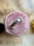 Pink Tourmaline Sterling Silver Ring Size 9.75