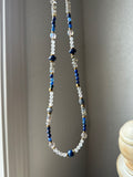 Blue Labradorite/ Moonstone/ Beaded Lapis/ Labradorite/ Kyanite/ Moonstone Copper Necklace