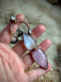 Kunzite & Moonstone Copper Necklace