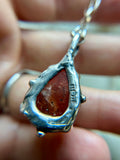 Sunstone Sterling Silver Necklace