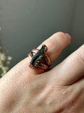 Moldavite Ring Size 6