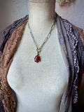 Sunstone Sterling Silver Necklace