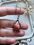 Sunstone Sterling Silver Necklace