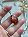 Sunstone Sterling Silver Necklace